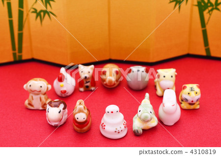 十二生肖龍新年的新年 十二生肖龍新年的新年 4310819