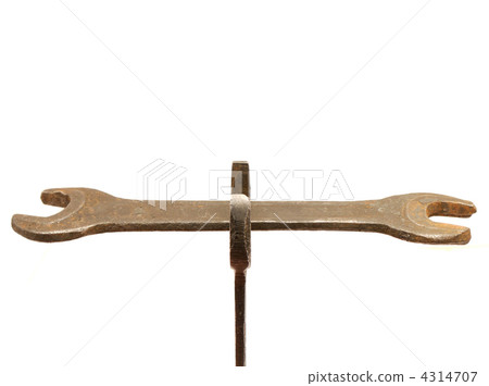 Wrenchs on a white background 4314707