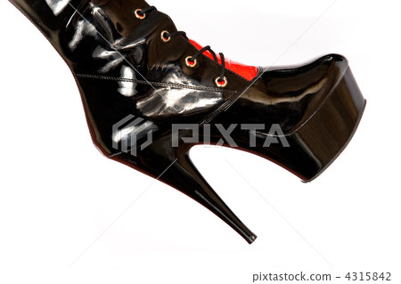 Close-up of fetish boot 4315842