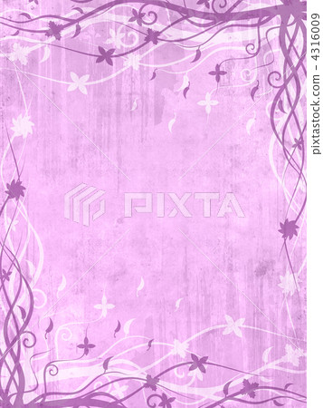 Violet frame with floral patterns 4316009
