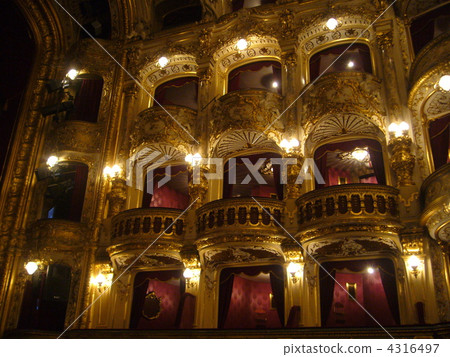 Inside of Prague Opera Inside of Prague Opera 4316497