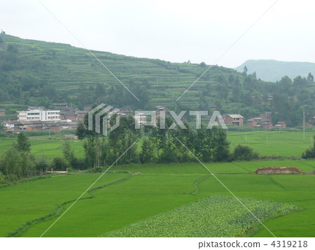 Landscape from Yunnan Daini train Landscape from Yunnan Daini train 4319218