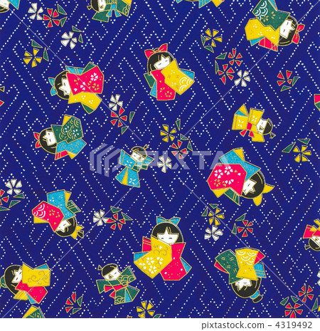 Chiyogami日本娃娃 4319492