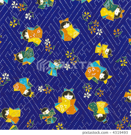 Chiyogami日本娃娃 4319493