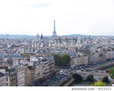 From the sky above Paris 4323521