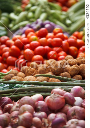 Vegetable market. India Vegetable market. India 4324392