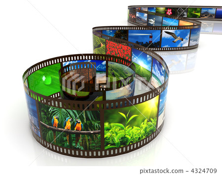 Photo film with reflection Photo film with reflection 4324709