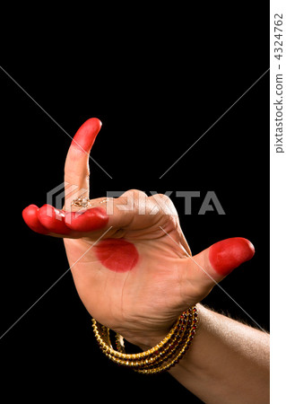 Mrigasirsha hasta of indian dance Bharata Natyam 4324762