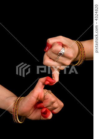 Kilaka of indian dance Bharata Natyam 4324820