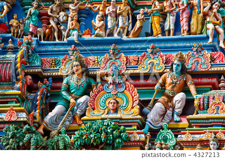 Gopuram (tower) of Hindu temple 4327213