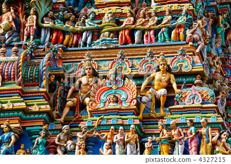 Gopuram (tower) of Hindu temple 4327215