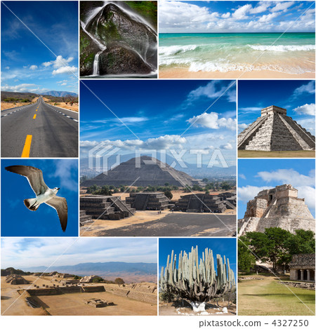 Collage of Mexico images 4327250