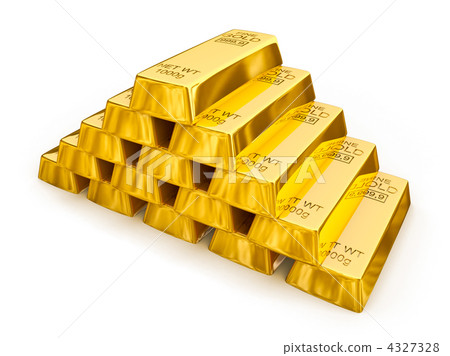 Gold bars pyramid Gold bars pyramid 4327328