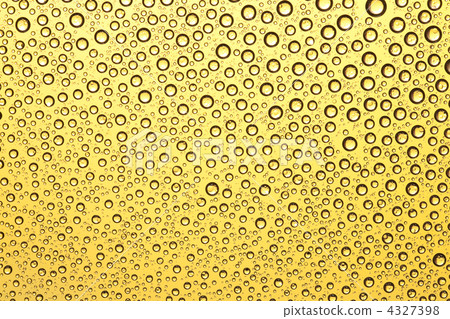 Golden water drops background 4327398
