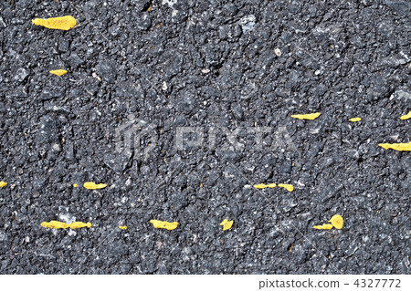 Asphalt texture with yellow spots 4327772