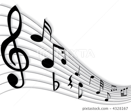 notes staff - Stock Illustration [4328167] - PIXTA