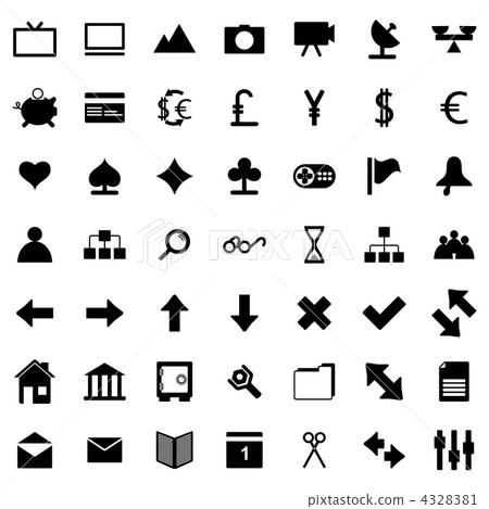 business and office icon set business and office icon set 4328381