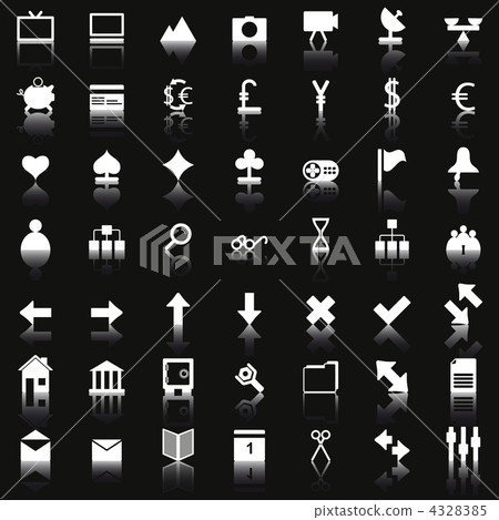 business and office icon set 4328385