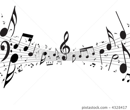 notes staff - Stock Illustration [4328417] - PIXTA