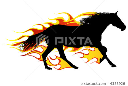 flame horse flame horse 4328926