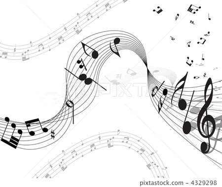 notes staff - Stock Illustration [4329298] - PIXTA