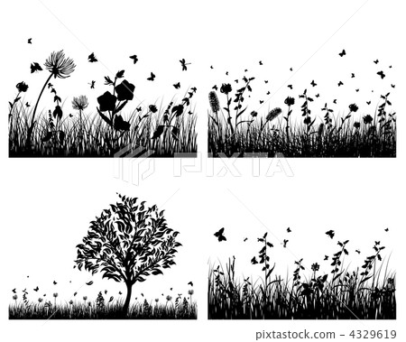 meadow silhouettes 4329619