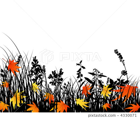 autumn meadow silhouettes 4330071