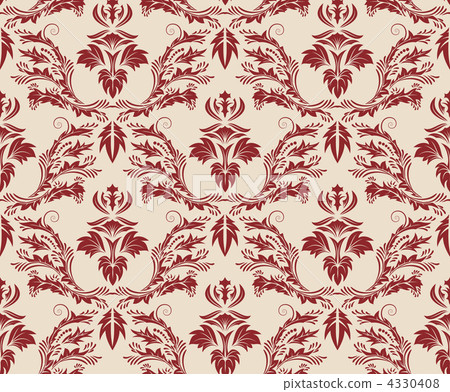 seamless damask pattern 4330408