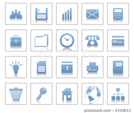 business and office icon set business and office icon set 4330611