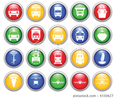 transportation icon set 4330627