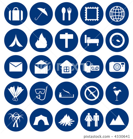 travel icons set 4330641