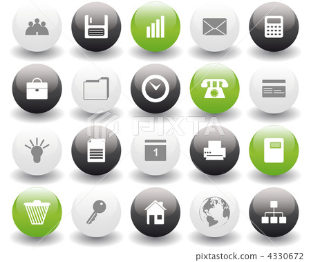 business and office icon set business and office icon set 4330672