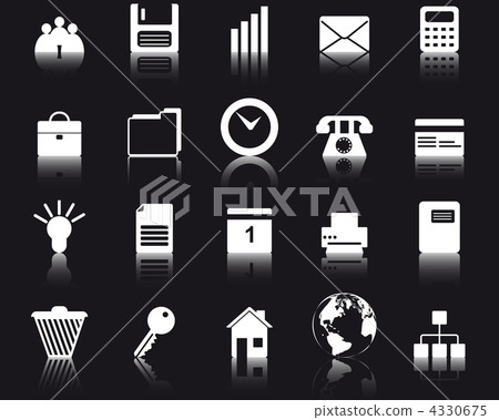 business and office icon set business and office icon set 4330675