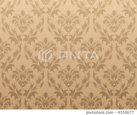 seamless damask pattern seamless damask pattern 4330677