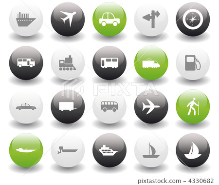 transportation icon set 4330682