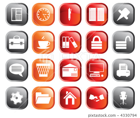 business and office icon set business and office icon set 4330794