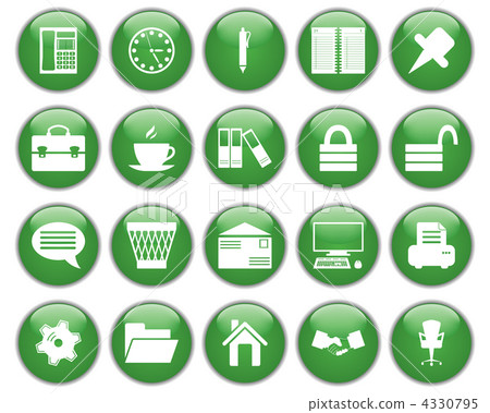business and office icon set 4330795
