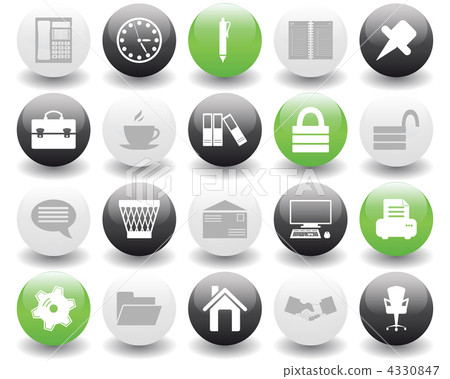 business and office icon set business and office icon set 4330847