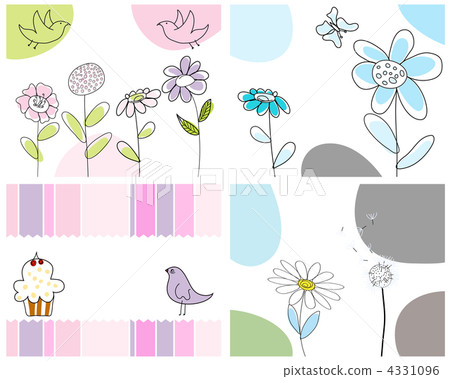 set of greeting cards set of greeting cards 4331096