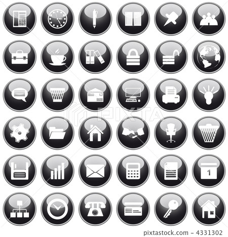 business and office icon set 4331302