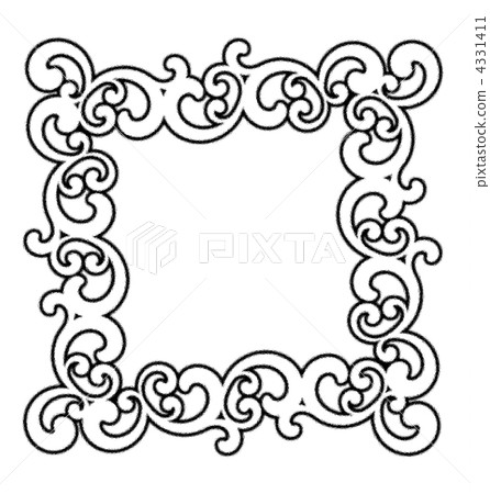 Retro-styled frame Retro-styled frame 4331411
