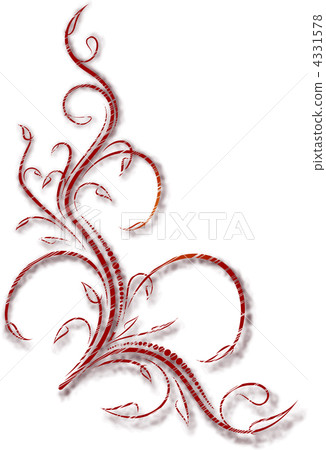 Decorative branch with shade. Decorative branch with shade. 4331578