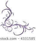 Decorative corner with shadow 4331585