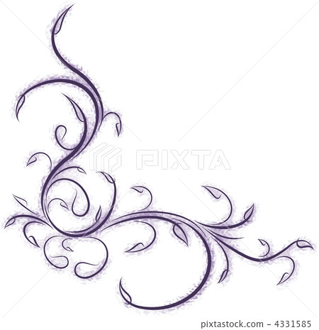 Decorative corner with shadow 4331585