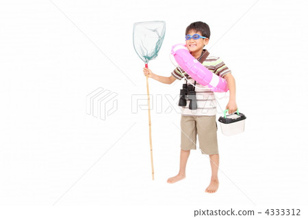 一個想要享受夏天的男孩 4333312