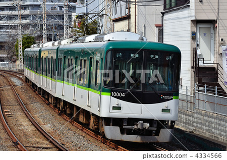 Keihan Train 10004 Uji Line Masukoku Bridge Keihan Train 10004 Uji Line Masukoku Bridge 4334566