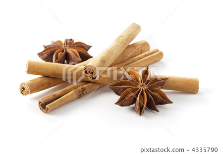 Staranis and cinnamon stick 4335790