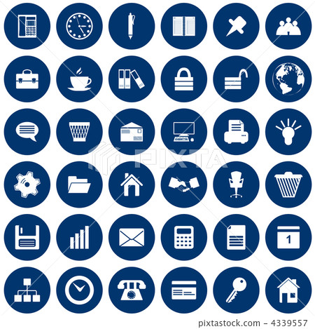 business and office icon set 4339557