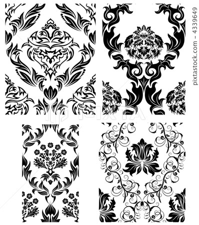 seamless damask pattern seamless damask pattern 4339649