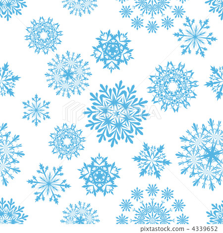 seamless snowflakes background 4339652